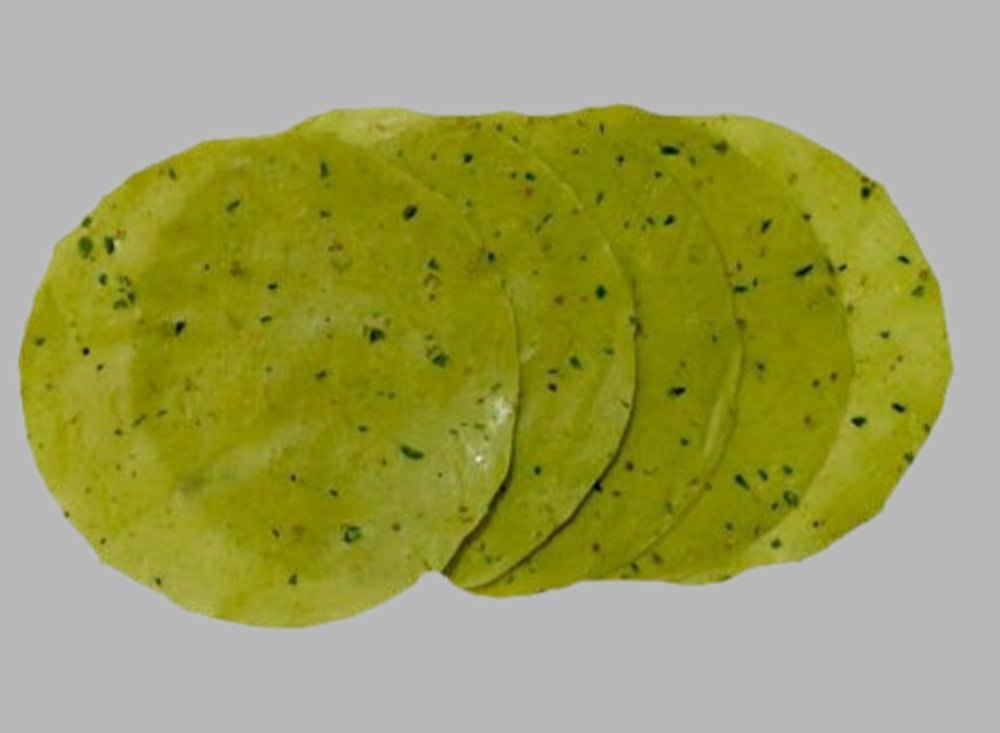 Green Garlic Chilli Papad